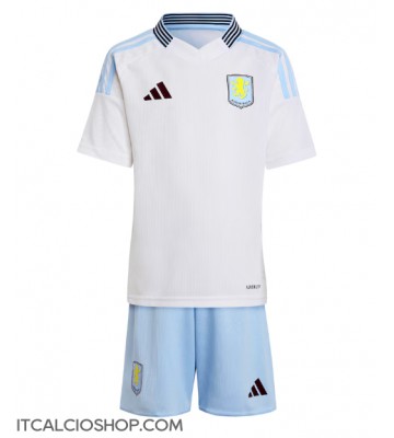 Aston Villa Seconda Maglia Bambino 2024-25 Manica Corta (+ Pantaloni corti)